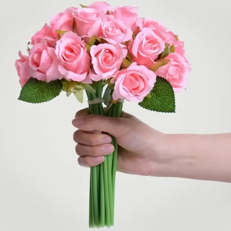 Artificial Pink Bouquet