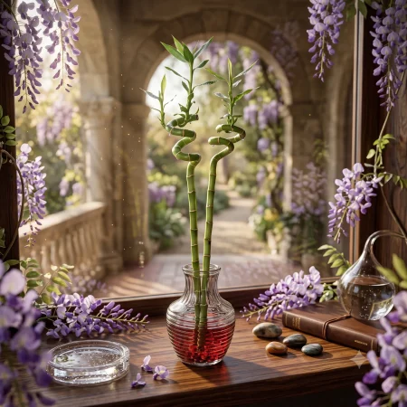 Bamboo Stick & Vase