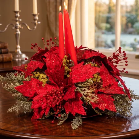 Centre Piece Red Round