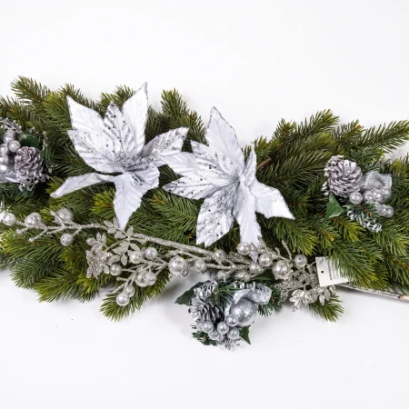 Centre Piece Silver long