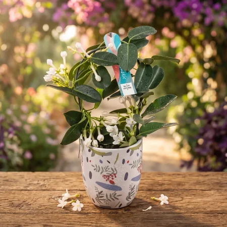 Jasmine In Ceramic Pot