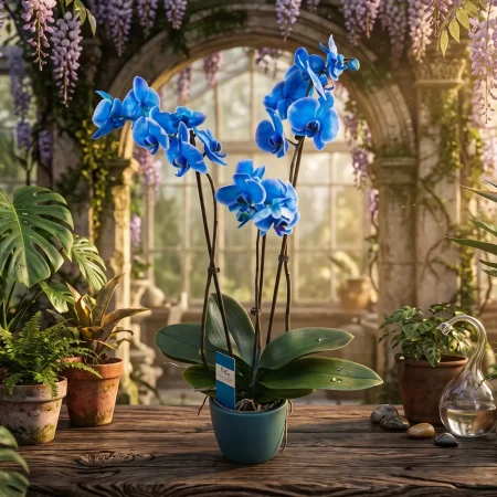 Orchid In Blue