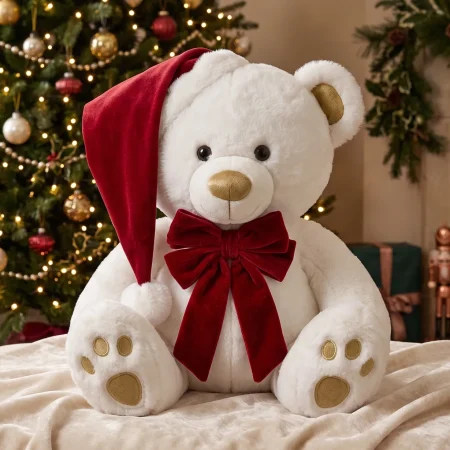 White Christmas Teddy