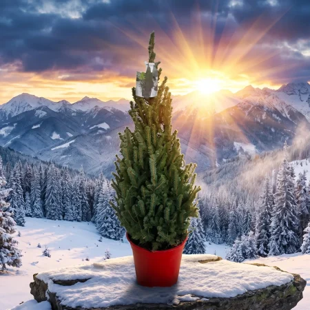 Fresh Christmas Tree Large